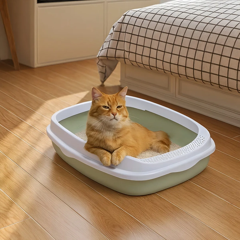 CAJA ARENERO GATO ARENEROS GATOS BAÑO GATO BAÑO PARA GATOS COLOR MULTICOLOR VITRINEON CL - 4