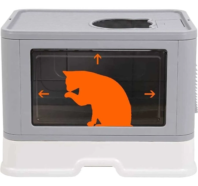 ARENERO CERRADO PARA GATOS XXL CON PALA Y FILTRO - 2