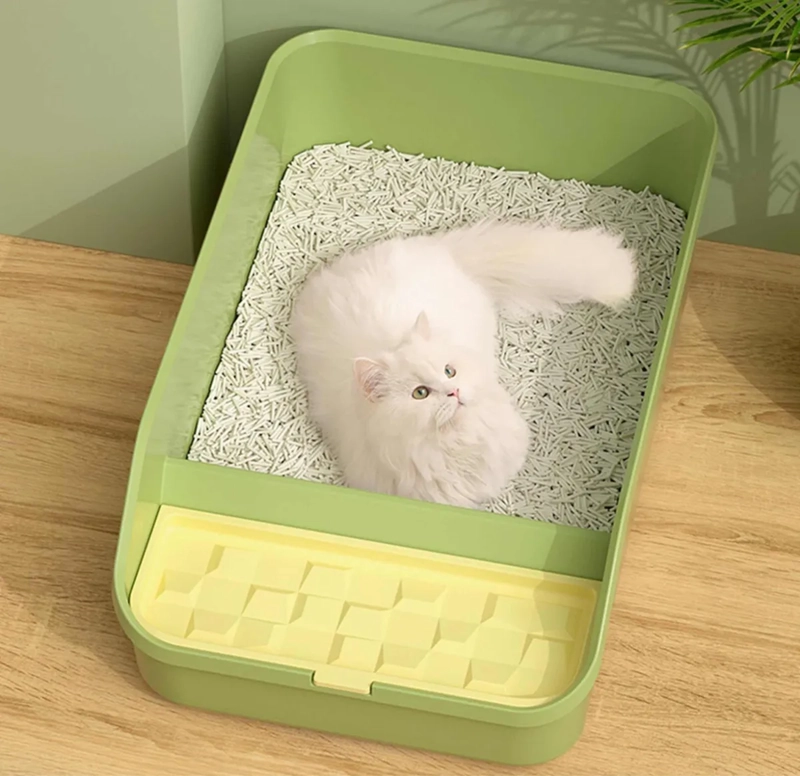 ARENERO GRANDE ABIERTO PARA GATOS - BAÑO SANITARIO XL - 1