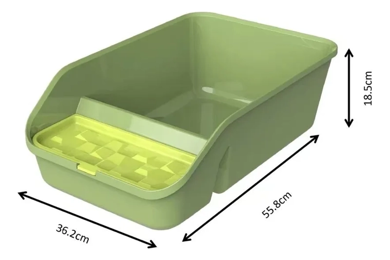 ARENERO GRANDE ABIERTO PARA GATOS - BAÑO SANITARIO XL - 3