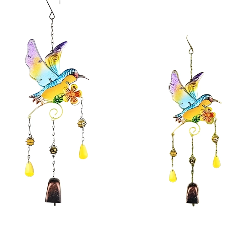 COLGANTES DECORATIVOS JARDIN COLIBRI VIDRIO - 3