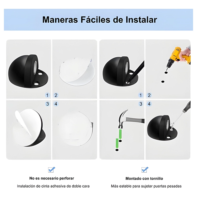 PACK 5 TOPES MAGNE TICOS PARA PUERTA - 3