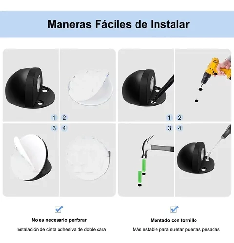 PACK 5 TOPES MAGNE TICOS PARA PUERTA - 4