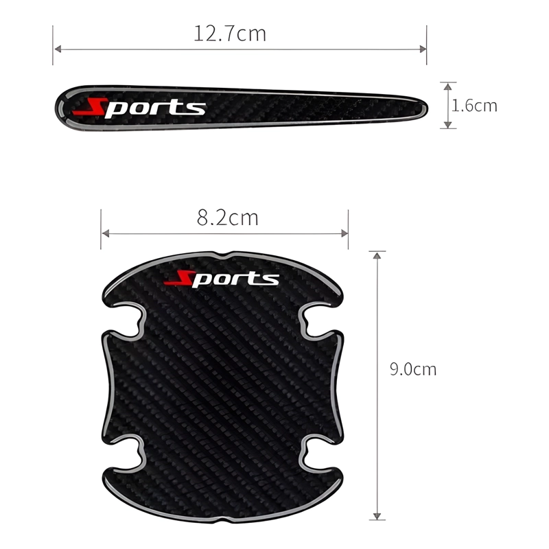 SET 8 TOPES PROTECTORES PARA MANILLA DE AUTO - 4
