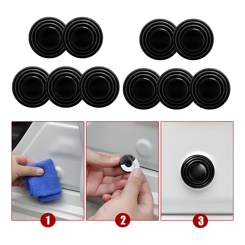PACK 12 TOPES DE GOMA PARA AUTO - 3