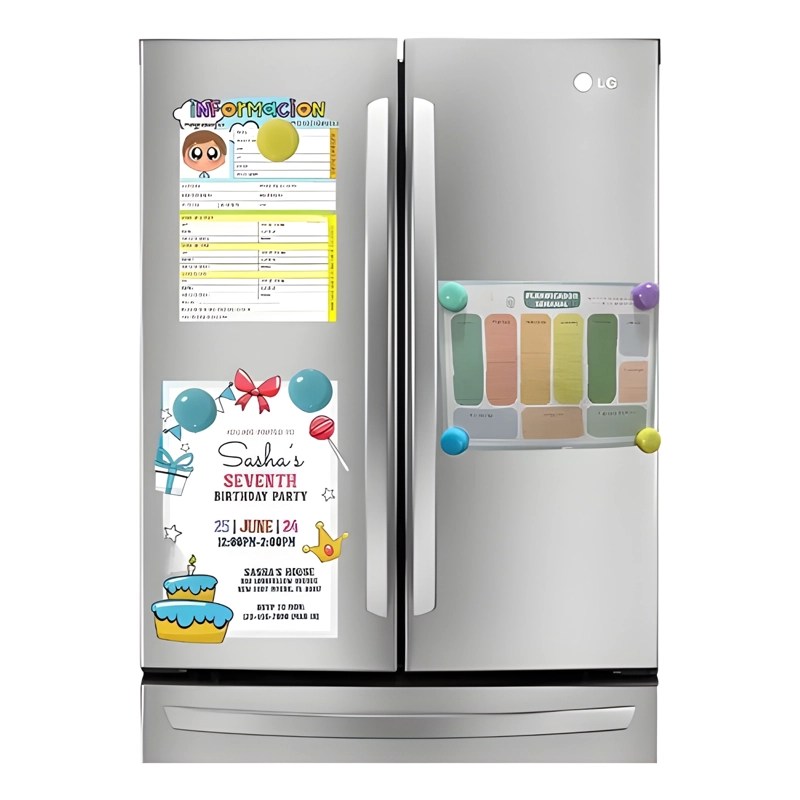 PACK 12 IMANES PARA PIZARRA Y REFRIGERADOR SURTIDO - 2