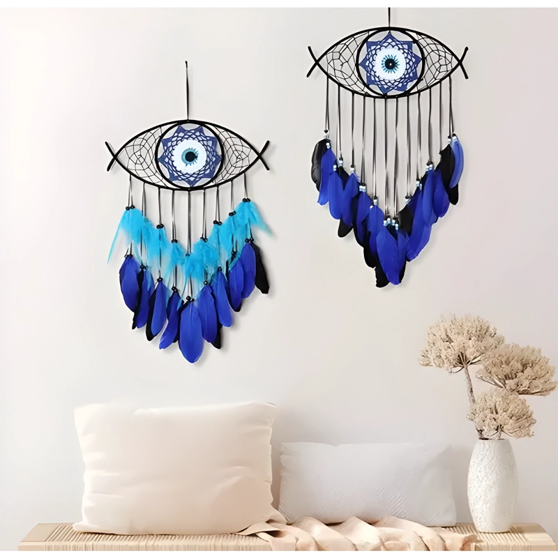 PACK 2 ATRAPASUEÑOS EVIL EYE HECHO A MANO - 1