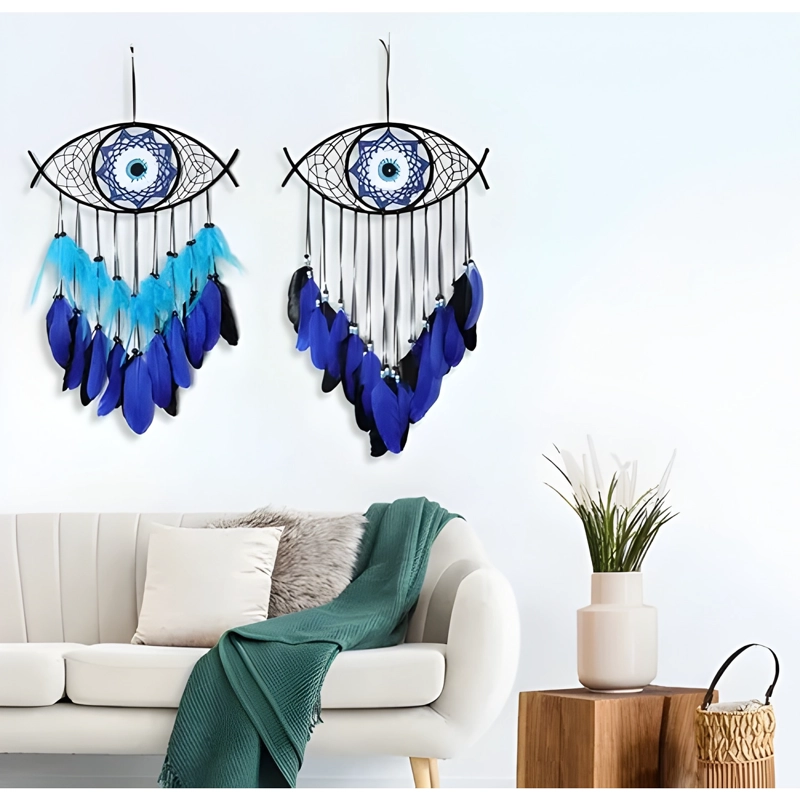 PACK 2 ATRAPASUEÑOS EVIL EYE HECHO A MANO - 4