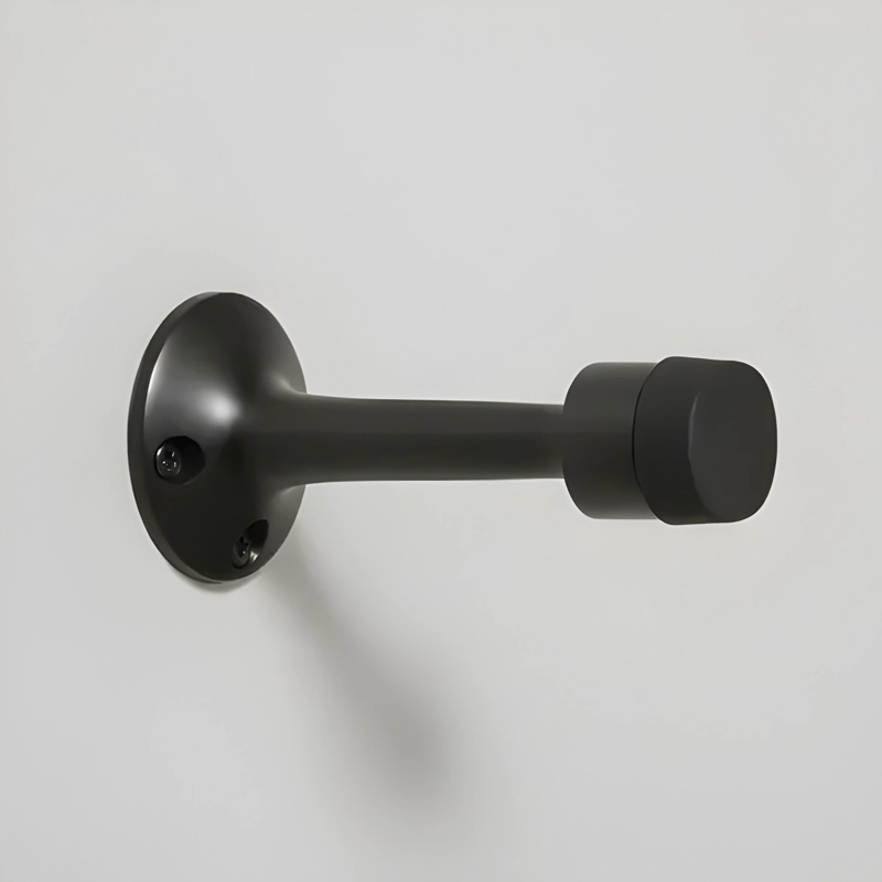 TOPE DE PUERTA RECTO NEGRO MATE - 1