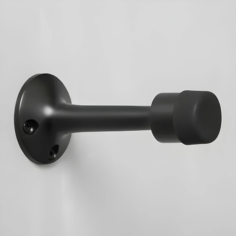 TOPE DE PUERTA RECTO NEGRO MATE - 2