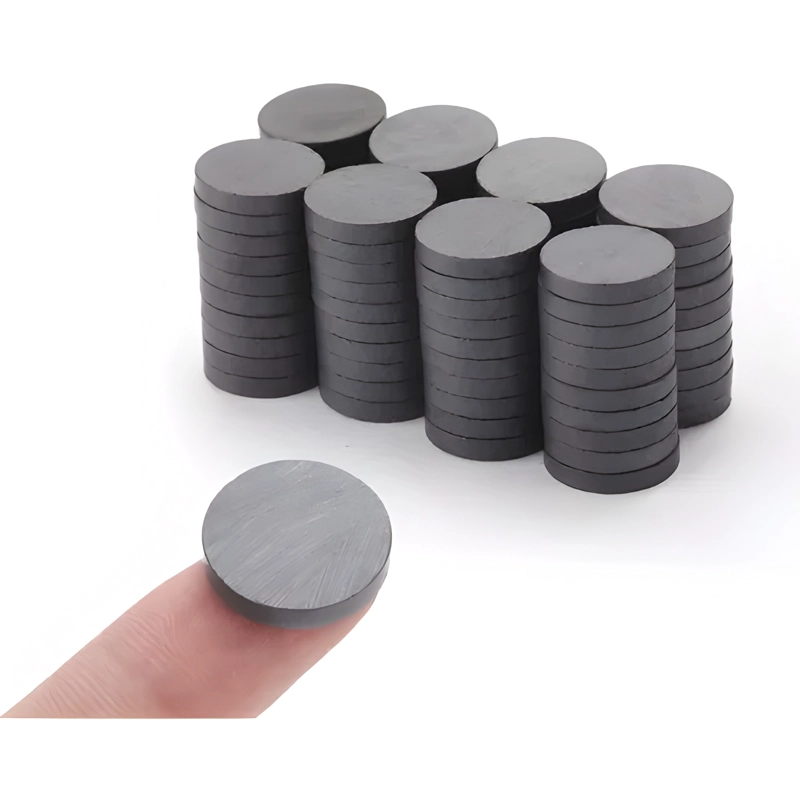 100 IMANES FERRITA REDONDOS 3X18 MM NEGRO - 1
