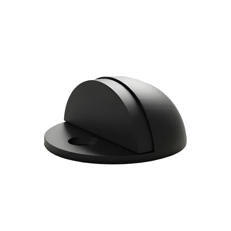 TOPE DE PUERTA MEDIA LUNA NEGRO MATE - 3