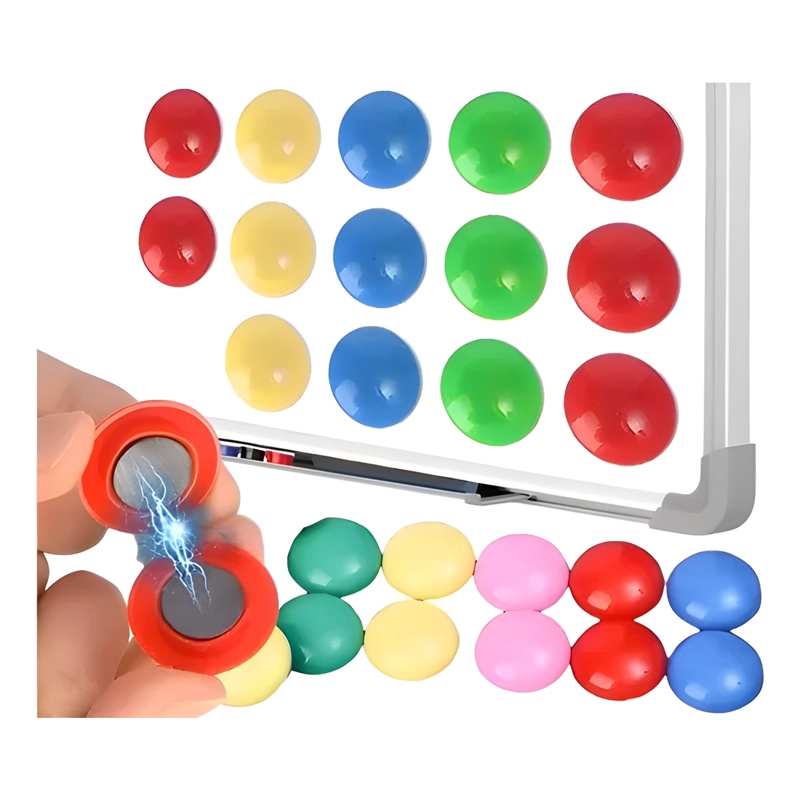 PACK 6 IMANES PARA PIZARRA Y REFRIGERADOR SURTIDO - 1