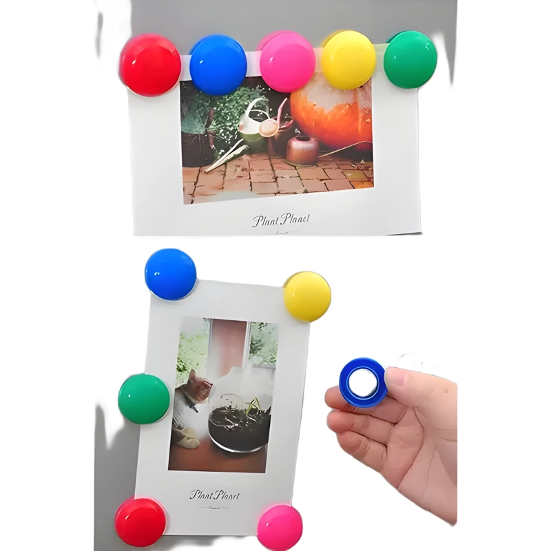 PACK 6 IMANES PARA PIZARRA Y REFRIGERADOR SURTIDO - 2
