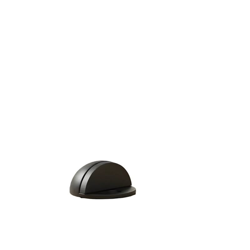 TOPE PUERTA MEDIA LUNA NEGRO MATE - 1