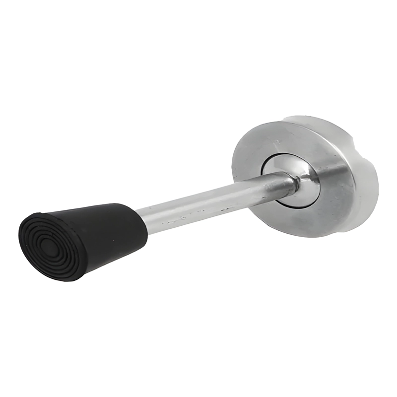 TOPE DE PUERTA RECTO ACERO GRIS MATE INOXIDABLE - 1