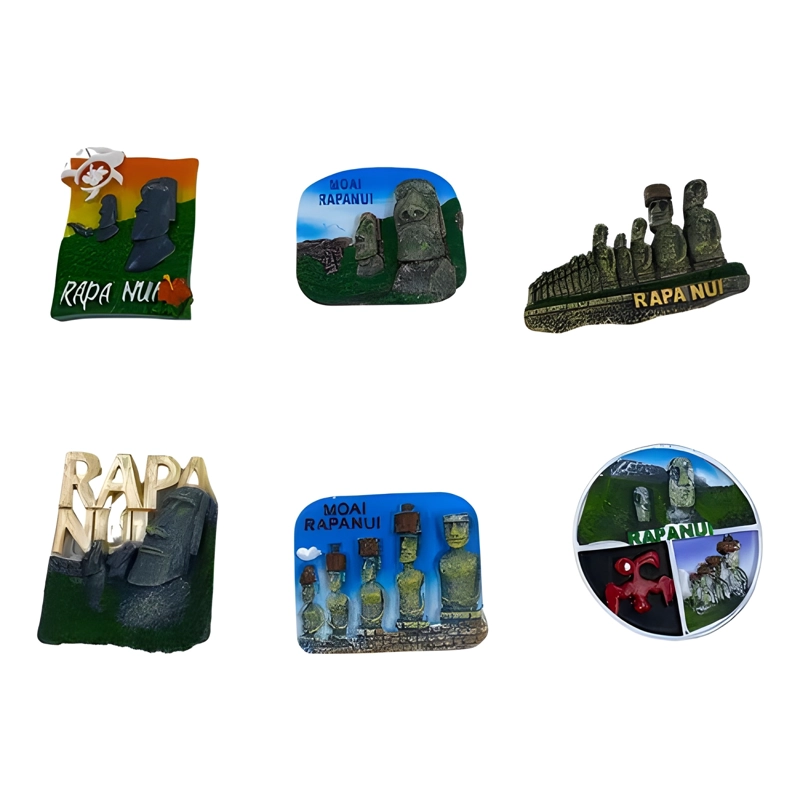 PACK 6 IMANES SOUVENIR ISLA DE PASCUA SURTIDO - 2
