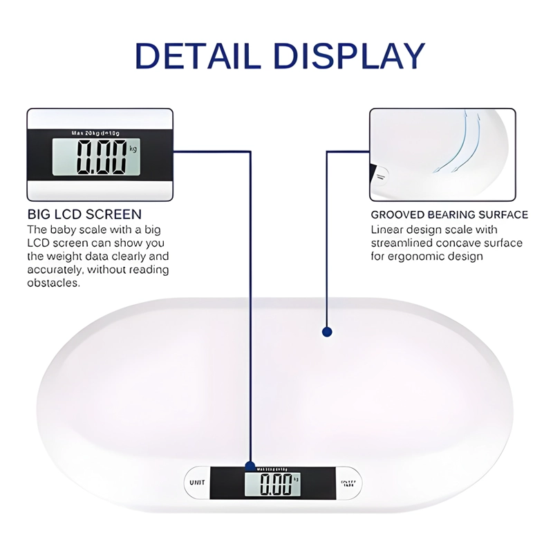 BALANZA DIGITAL PEDIATRICA 20 KG BLANCO #8 - 3