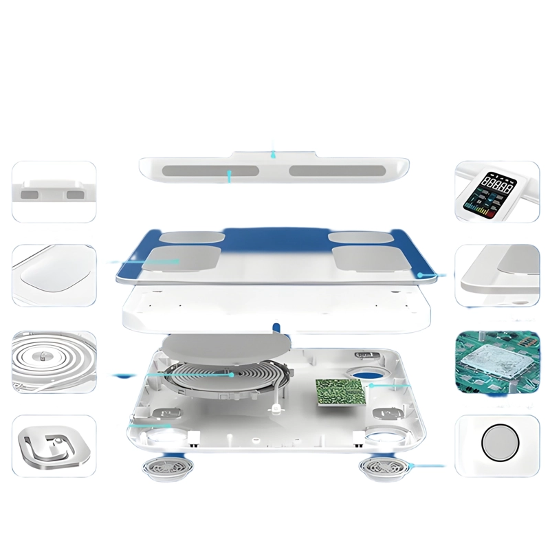 BALANZA INTELIGENTE BLUETOOTH 28 INDICADORES BLANCO - 2