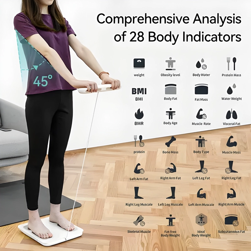 BALANZA INTELIGENTE BLUETOOTH 28 INDICADORES BLANCO - 3