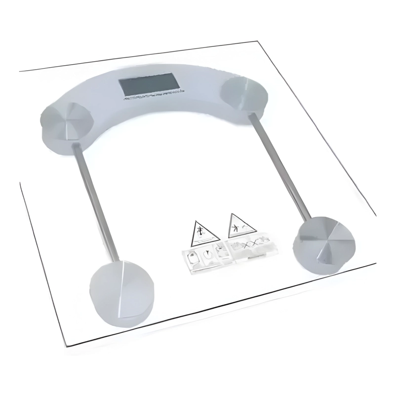 BALANZA CORPORAL DIGITAL PANTALLA LCD BLANCO - 2