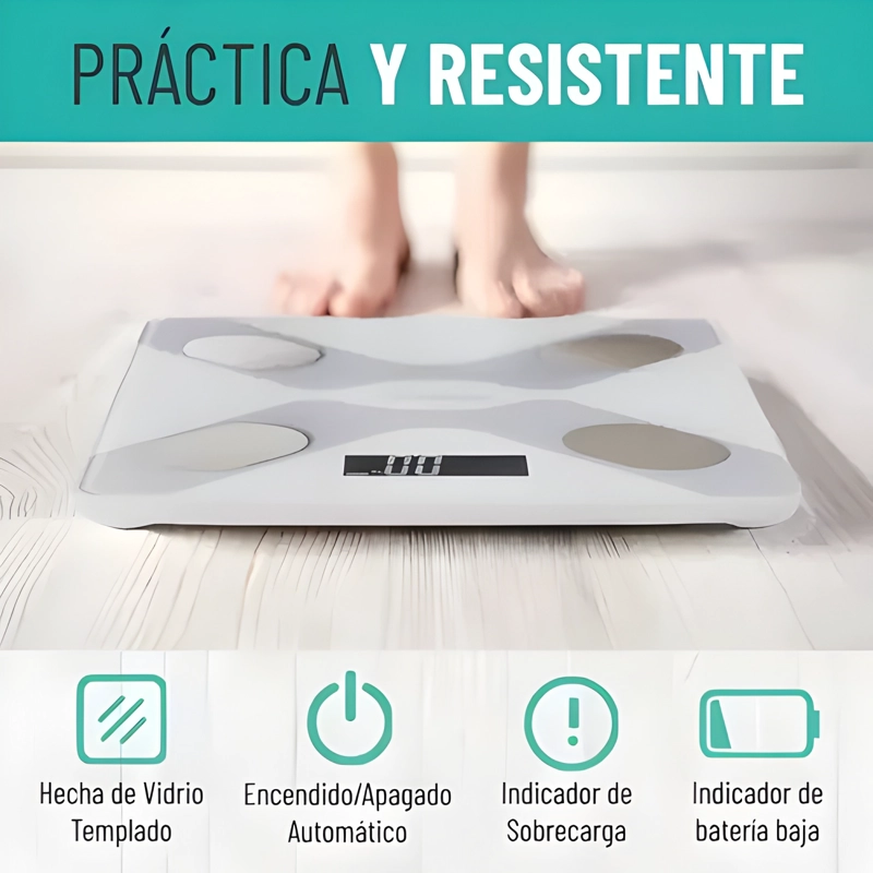 BALANZA DIGITAL INTELIGENTE BLUETOOTH #11 - 3