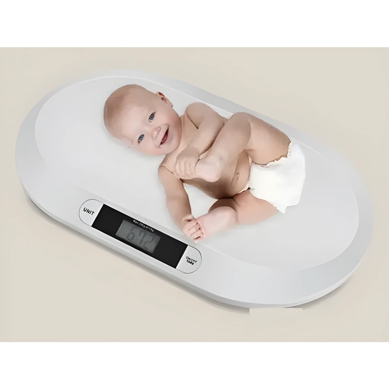 BALANZA DIGITAL PEDIATRICA 20 KG Y BLANCO ROSA - 1
