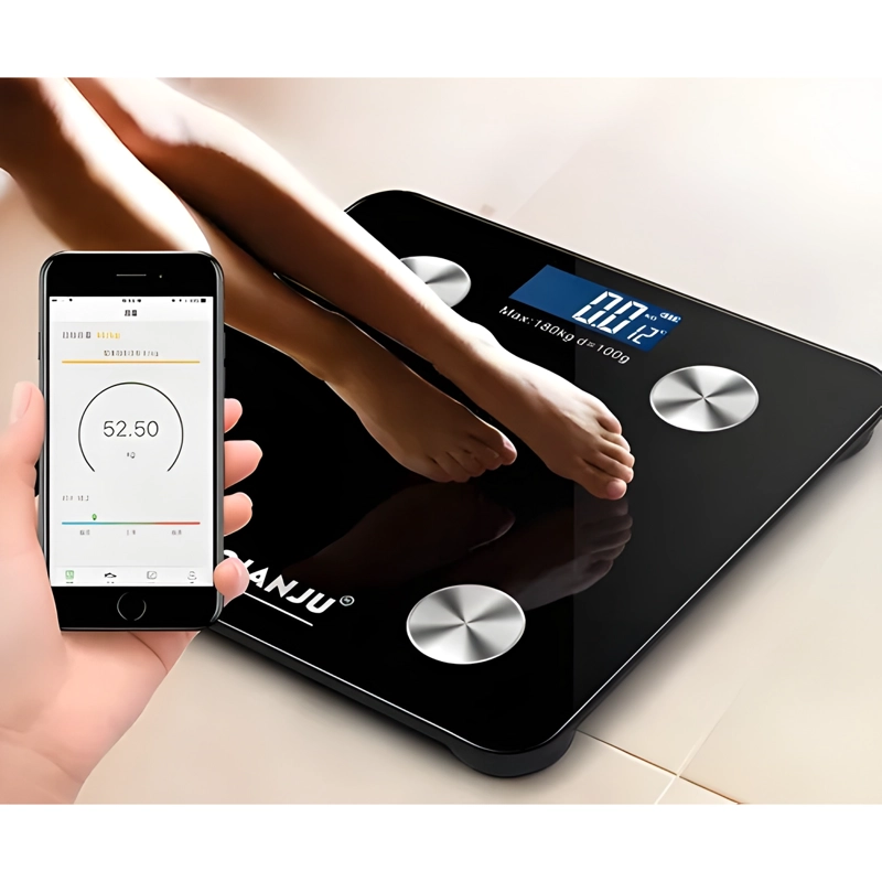 BALANZA DIGITAL BAÑO INTELIGENTE BLUETOOTH NEGRO #2 - 2
