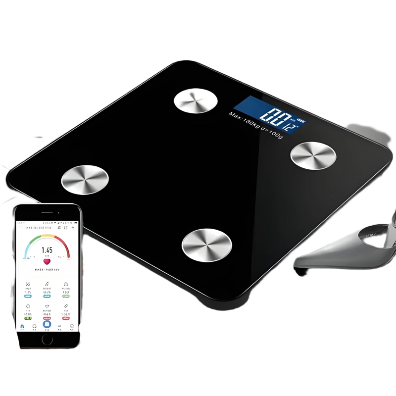 BALANZA DIGITAL BAÑO INTELIGENTE BLUETOOTH NEGRO #2 - 3