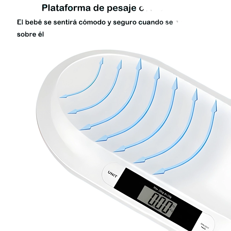 BALANZA DIGITAL PEDIATRICA 20 KG BLANCO - 4