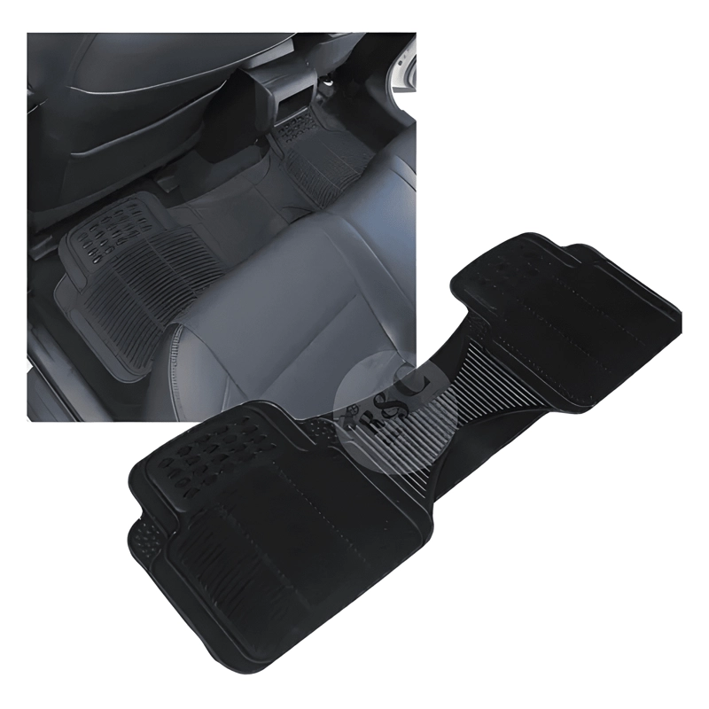 CUBRE PISO GOMA 1 PIEZA UNIVERSAL AUTO CAMIONETA /R& CAMELLO - 3