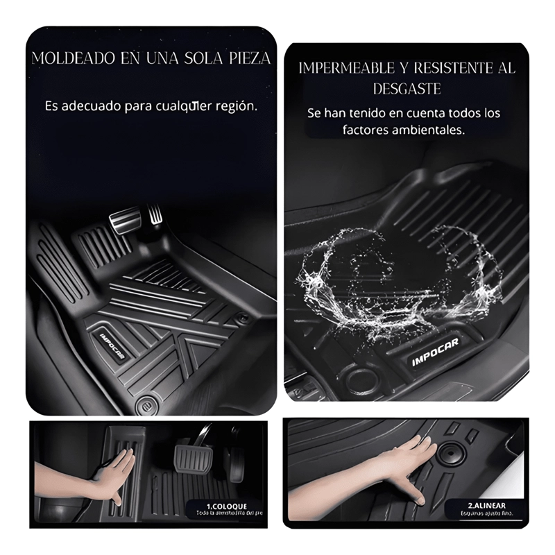 PISOS CALCE PERFECTO PARA MITSUBISHI L200 2019 AL 2023 #089 - 4