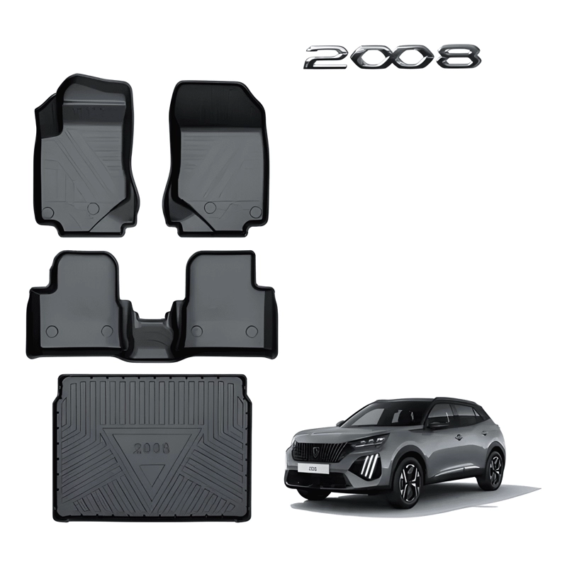 SET CUBRE PISOS CALCE PERFECTO PEUGEOT 2008 AÑOS 2020- 2023 - 2