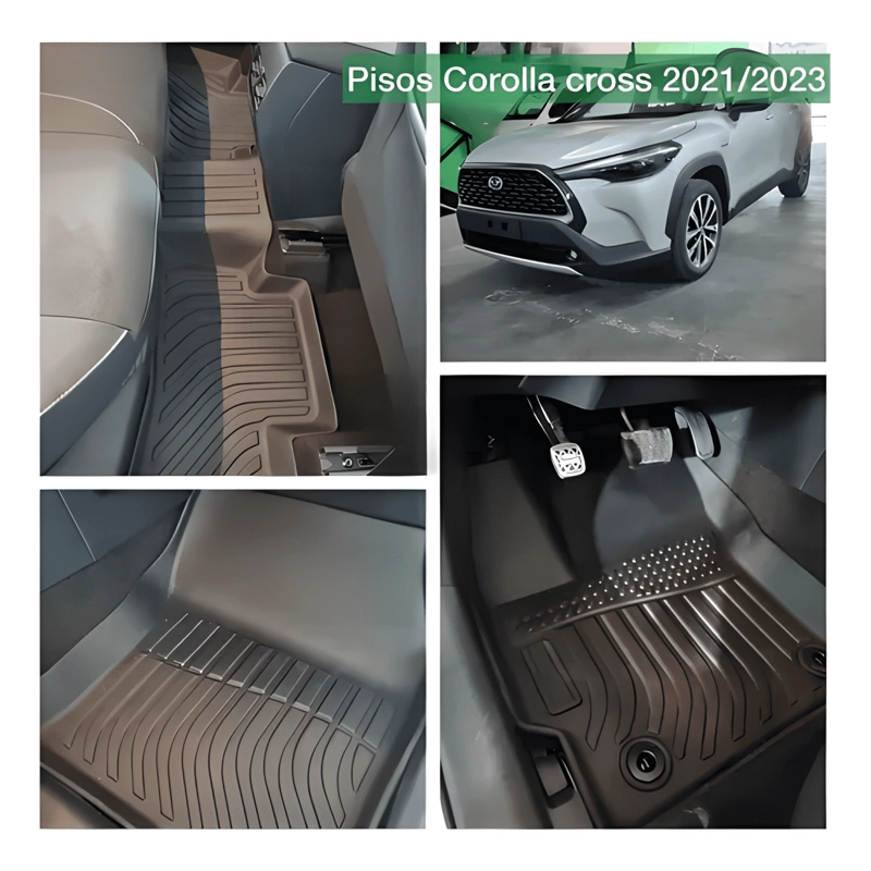 SET PISO CALCE PERFECTO BANDEJA TOYOTA COROLLA CROSS 21-25 - 2
