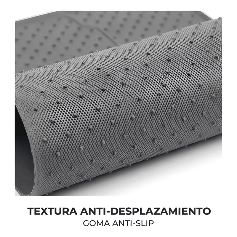 ALFOMBRAS DE PISO AUTO 5 PIEZAS UNIVERSAL ANTIDESLIZANTE - 4