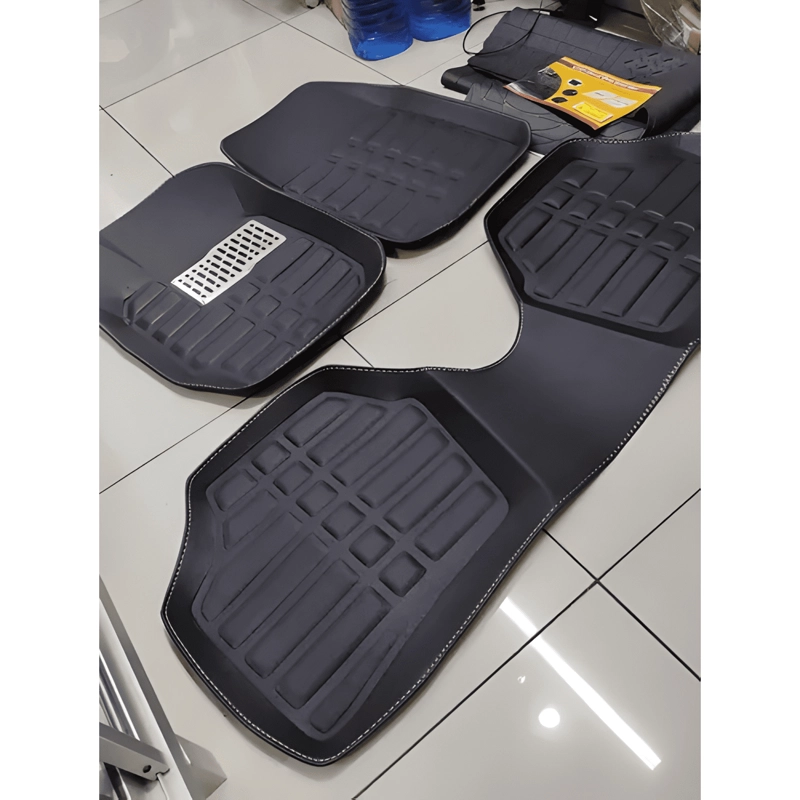 SET DE ALFOMBRAS PISOS TAPETES PARA AUTOS Y SUV UNIVERSAL - 4