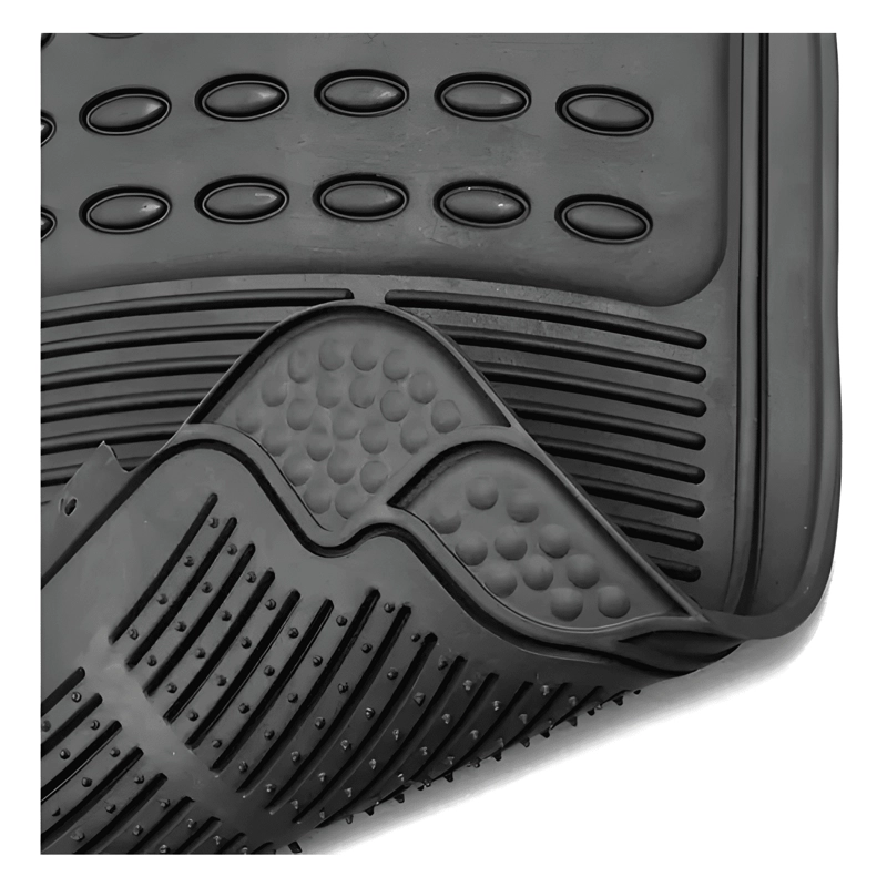 ALFOMBRA PISO DE GOMA AUTO UNIVERSAL 4 PIEZAS DOBLE CAMELLO - 3