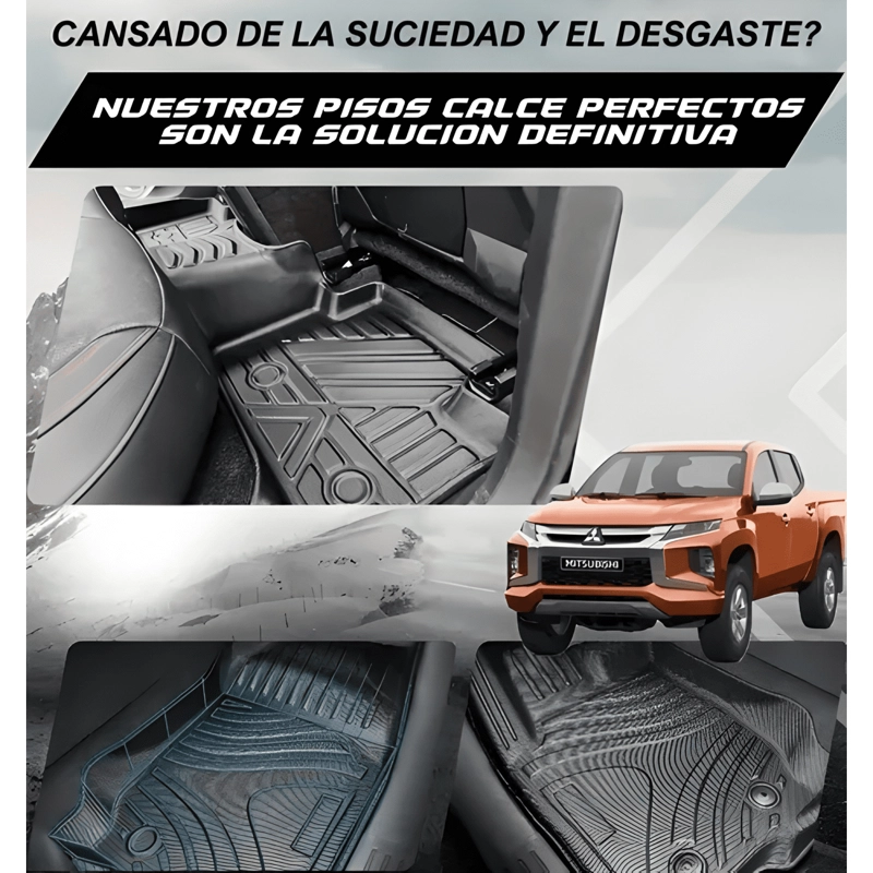 PISOS CALCE PERFECTO PARA MITSUBISHI L200 2019 AL 2023 #169 - 2