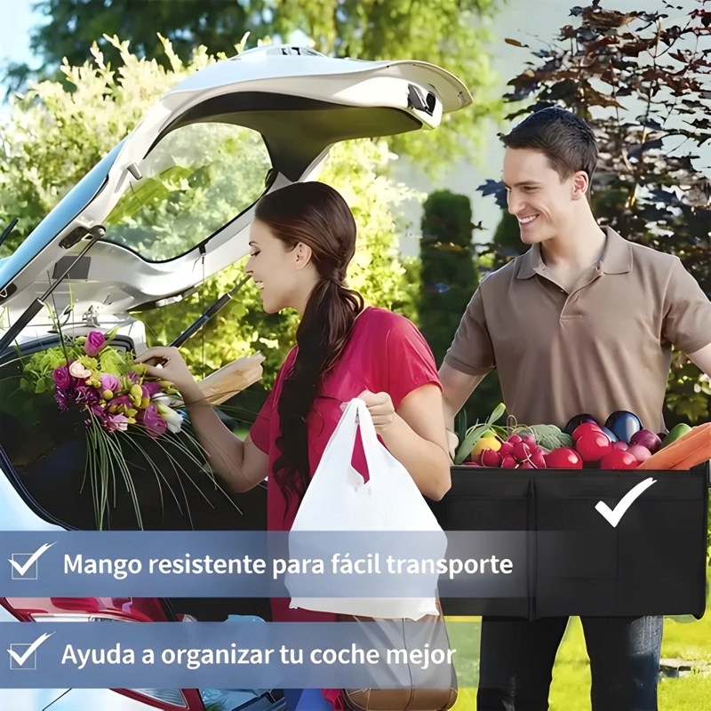CAJA ORGANIZADORA DE MALETA AUTO BOLSO MALETERO PLEGABL #750 - 4