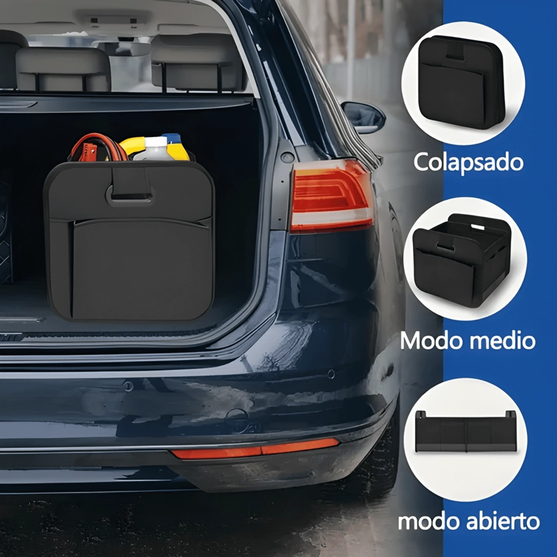 CAJA ORGANIZADORA DE MALETA AUTO BOLSO MALETERO PLEGABL #682 - 4