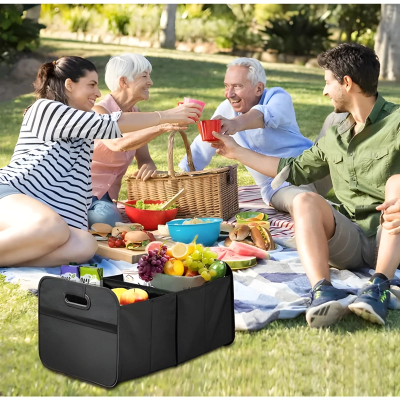 CAJA ORGANIZADORA DE MALETA AUTO BOLSO MALETERO PLEGABL #752 - 3