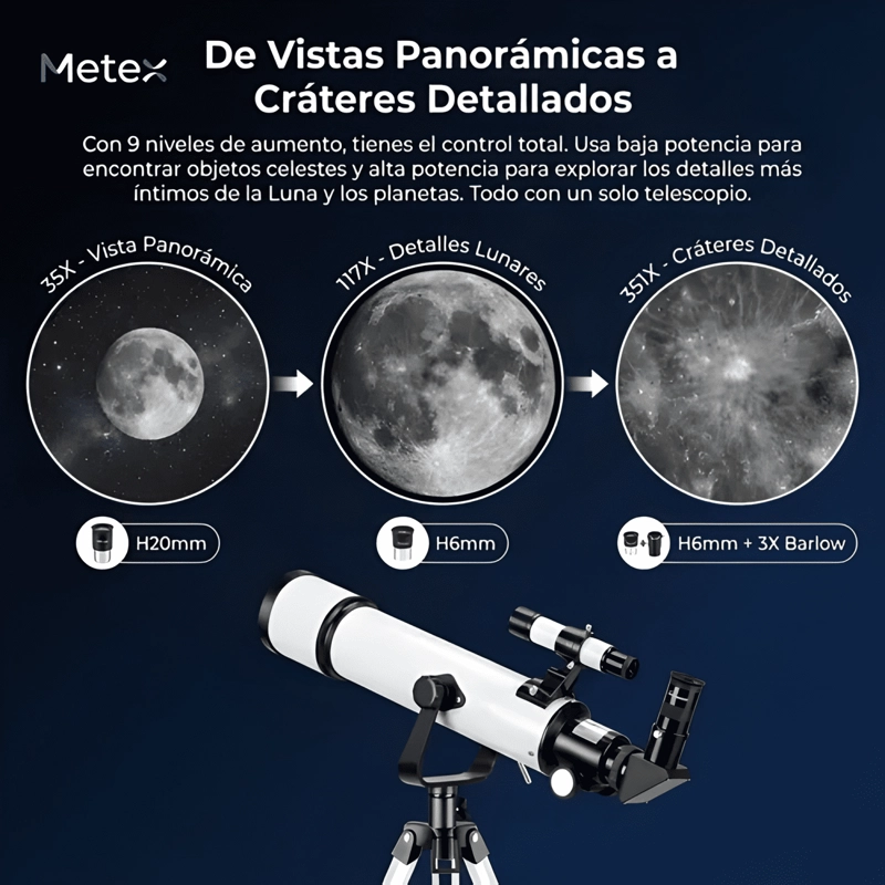 TELESCOPIO ASTRONOMICO DIAMETRO 76 MM Y FOCAL 700 MM - 2