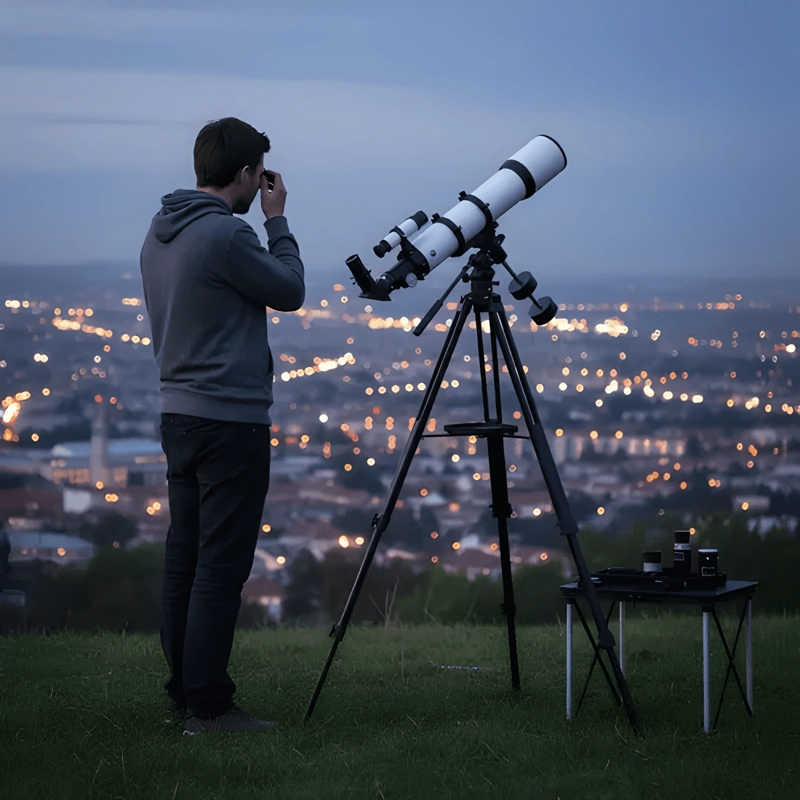 TELESCOPIO ASTRONOMICO NEWTONIANO F70076 SOPORTE BLUETOOTH - 3