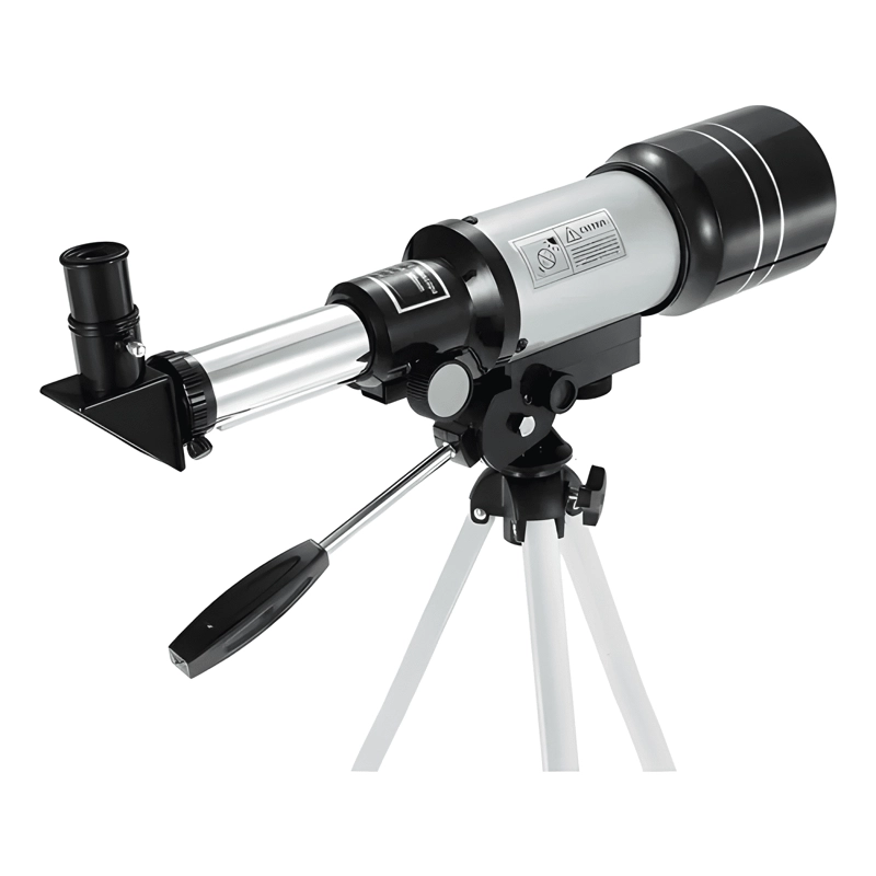 TELESCOPIO ASTRONOMICO 300 X 70MM OCULARES PLATEADO - 3