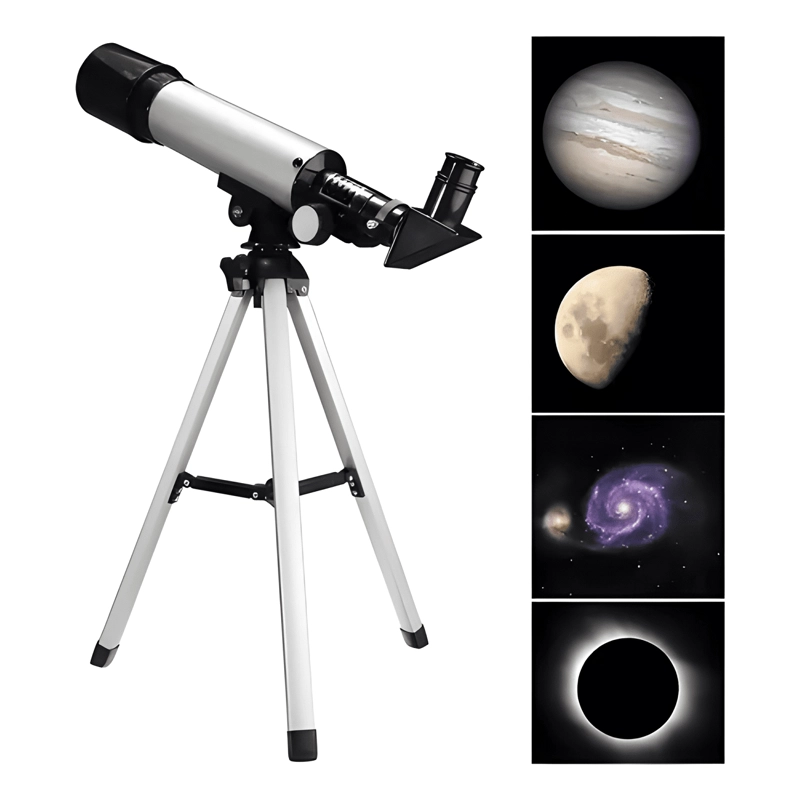 TELESCOPIO ASTRONOMICO F36050 MONOCULAR ZOOM PLATEADO - 3