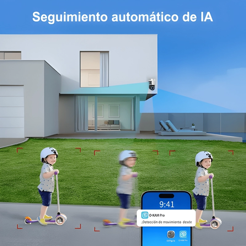 2NLF CAMARA DE SEGURIDAD EXTERIOR WIFI IP 360 DOBLE PRO - 1