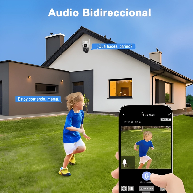 2NLF CAMARA DE SEGURIDAD EXTERIOR WIFI IP 360 DOBLE PRO - 3