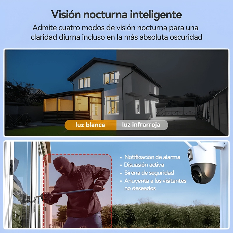 CAMARA SEGURIDAD EXTERIOR IMOU CRUISER 6MP WIFI S7XN BLANCO - 4