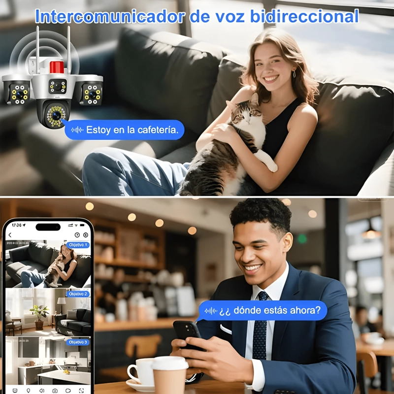 OJO® 5G TRES LENTES CAMARA DE SEGURIDAD 18MP PLUS - 3