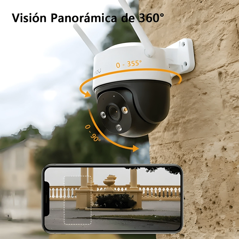 CAMARA DE SEGURIDAD WIFI MINI PTZ IMOU CRUISER SE+ BLANCO - 1